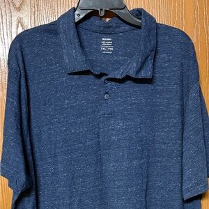 Old Navy Soft Washed Blue Polo Shirt Classic Comfort Sz XXL